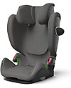 Cybex Pallas G i-Size car Seat - Soho Grey - with Advanced Impact Shield Car Seats Group 1/2/3