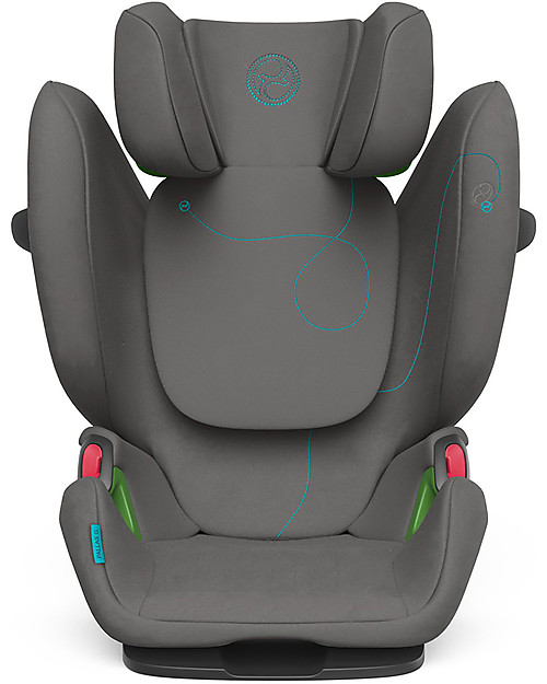 Cybex Pallas G i-Size car Seat - Soho Grey - with Advanced Impact Shield Car Seats Group 1/2/3