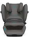 Cybex Pallas G i-Size car Seat - Soho Grey - with Advanced Impact Shield Car Seats Group 1/2/3