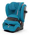Cybex Pallas G i-Size Plus Car Seat - Beach Blue - with Advanced Impact Shield - Group 1/2/3 Car Seats Group 1/2/3