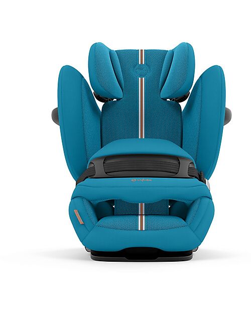 Cybex Pallas G i-Size Plus Car Seat - Beach Blue - with Advanced Impact Shield - Group 1/2/3 Car Seats Group 1/2/3