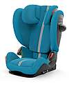 Cybex Pallas G i-Size Plus Car Seat - Beach Blue - with Advanced Impact Shield - Group 1/2/3 Car Seats Group 1/2/3