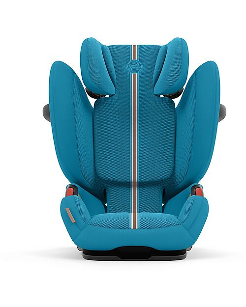 Cybex Pallas G i-Size Plus Car Seat - Beach Blue - with Advanced Impact Shield - Group 1/2/3 Car Seats Group 1/2/3