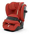 Cybex Pallas G i-Size Plus Car Seat - Hibiscus Red - with Advanced Impact Shield - Group 1/2/3 Car Seats Group 1/2/3