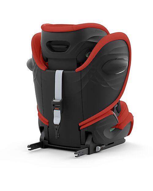 Cybex Pallas G i-Size Plus Car Seat - Hibiscus Red - with Advanced Impact Shield - Group 1/2/3 Car Seats Group 1/2/3