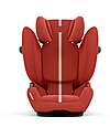 Cybex Pallas G i-Size Plus Car Seat - Hibiscus Red - with Advanced Impact Shield - Group 1/2/3 Car Seats Group 1/2/3