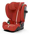 Cybex Pallas G i-Size Plus Car Seat - Hibiscus Red - with Advanced Impact Shield - Group 1/2/3 Car Seats Group 1/2/3