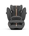 Cybex Pallas G i-Size Plus Car Seat - Lava Grey - with Advanced Impact Shield - Group 1/2/3 Car Seats Group 1/2/3