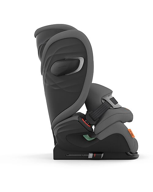 Cybex Pallas G i-Size Plus Car Seat - Lava Grey - with Advanced Impact Shield - Group 1/2/3 Car Seats Group 1/2/3