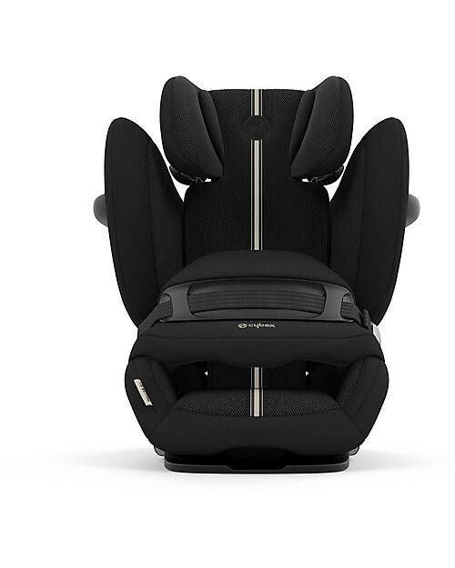 Cybex Pallas G i-Size Plus Car Seat - Moon Black - with Advanced Impact Shield - Group 1/2/3 Car Seats Group 1/2/3