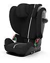 Cybex Pallas G i-Size Plus Car Seat - Moon Black - with Advanced Impact Shield - Group 1/2/3 Car Seats Group 1/2/3