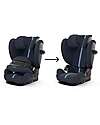 Cybex Pallas G i-Size Plus Car Seat - Ocean Blue - with Advanced Impact Shield - Group 1/2/3 Car Seats Group 1/2/3