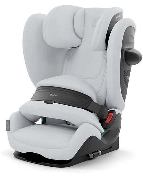 Cybex Pallas G2 i-Size Car Seat - Fog Grey - with Advanced Impact Shield - Group 1/2/3 Car Seats Group 1/2/3