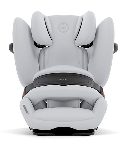 Cybex Pallas G2 i-Size Car Seat - Fog Grey - with Advanced Impact Shield - Group 1/2/3 Car Seats Group 1/2/3