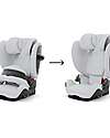Cybex Pallas G2 i-Size Car Seat - Fog Grey - with Advanced Impact Shield - Group 1/2/3 Car Seats Group 1/2/3