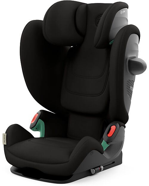 Cybex Pallas G2 i-Size Car Seat - Magic Black - with Advanced Impact Shield - Group 1/2/3 Car Seats Group 1/2/3