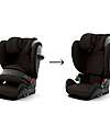 Cybex Pallas G2 i-Size Car Seat - Magic Black - with Advanced Impact Shield - Group 1/2/3 Car Seats Group 1/2/3