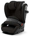 Cybex Pallas G2 i-Size Car Seat - Magic Black - with Advanced Impact Shield - Group 1/2/3 Car Seats Group 1/2/3