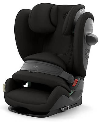 Cybex Pallas G2 i-Size Car Seat - Magic Black - with Advanced Impact Shield - Group 1/2/3 Car Seats Group 1/2/3