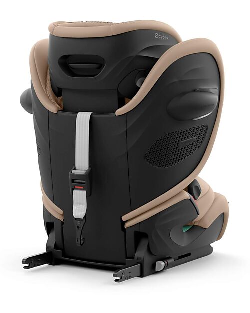 Cybex Pallas G2 i-Size Plus Car Seat - Almond Beige - with Advanced Impact Shield - Group 1/2/3 Car Seats Group 1/2/3
