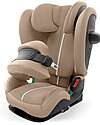 Cybex Pallas G2 i-Size Plus Car Seat - Almond Beige - with Advanced Impact Shield - Group 1/2/3 Car Seats Group 1/2/3
