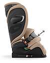 Cybex Pallas G2 i-Size Plus Car Seat - Almond Beige - with Advanced Impact Shield - Group 1/2/3 Car Seats Group 1/2/3