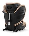 Cybex Pallas G2 i-Size Plus Car Seat - Almond Beige - with Advanced Impact Shield - Group 1/2/3 Car Seats Group 1/2/3