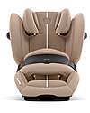 Cybex Pallas G2 i-Size Plus Car Seat - Almond Beige - with Advanced Impact Shield - Group 1/2/3 Car Seats Group 1/2/3