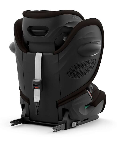 Cybex Pallas G2 i-Size Plus Car Seat - Moon Black - with Advanced Impact Shield - Group 1/2/3 Car Seats Group 1/2/3