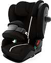 Cybex Pallas G2 i-Size Plus Car Seat - Moon Black - with Advanced Impact Shield - Group 1/2/3 Car Seats Group 1/2/3