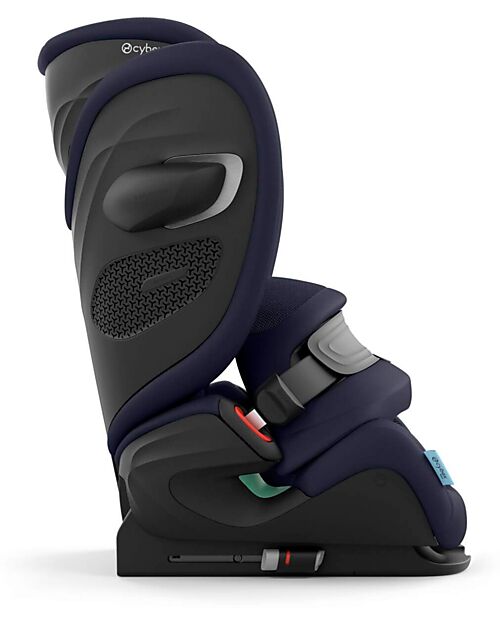Cybex Pallas G2 i-Size Plus Car Seat - Ocean Blue - with Advanced Impact Shield - Group 1/2/3 Car Seats Group 1/2/3