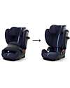 Cybex Pallas G2 i-Size Plus Car Seat - Ocean Blue - with Advanced Impact Shield - Group 1/2/3 Car Seats Group 1/2/3