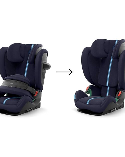 Cybex Pallas G2 i-Size Plus Car Seat - Ocean Blue - with Advanced Impact Shield - Group 1/2/3 Car Seats Group 1/2/3