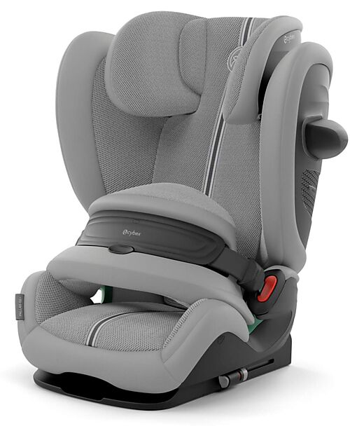 Cybex Pallas G2 i-Size Plus Car Seat - Stone Grey - with Advanced Impact Shield - Group 1/2/3 Car Seats Group 1/2/3
