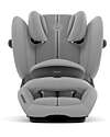 Cybex Pallas G2 i-Size Plus Car Seat - Stone Grey - with Advanced Impact Shield - Group 1/2/3 Car Seats Group 1/2/3