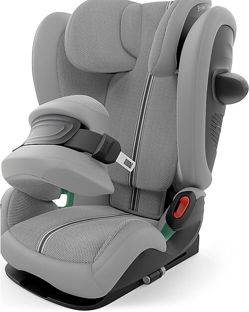 Cybex Pallas G2 i-Size Plus Car Seat - Stone Grey - with Advanced Impact Shield - Group 1/2/3 Car Seats Group 1/2/3