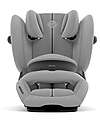 Cybex Pallas G2 i-Size Plus Car Seat - Stone Grey - with Advanced Impact Shield - Group 1/2/3 Car Seats Group 1/2/3
