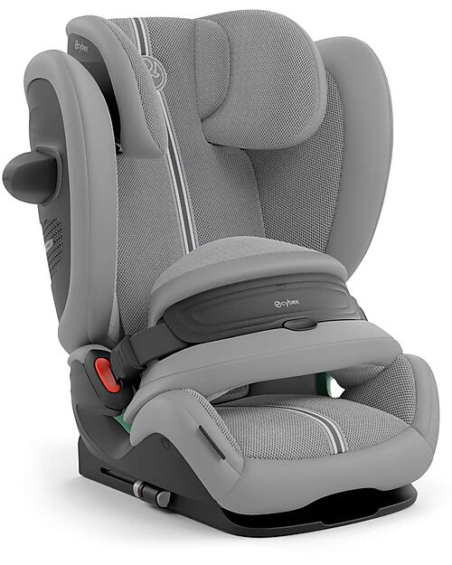 Cybex Pallas G2 i-Size Plus Car Seat - Stone Grey - with Advanced Impact Shield - Group 1/2/3 Car Seats Group 1/2/3