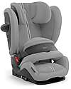 Cybex Pallas G2 i-Size Plus Car Seat - Stone Grey - with Advanced Impact Shield - Group 1/2/3 Car Seats Group 1/2/3