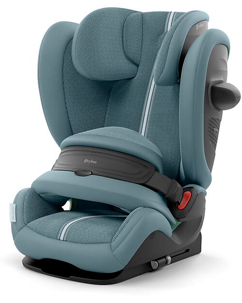 Cybex Pallas G2 i-Size Plus Car Seat - Stormy Blue - with Advanced Impact Shield - Group 1/2/3 Car Seats Group 1/2/3