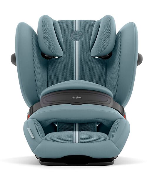 Cybex Pallas G2 i-Size Plus Car Seat - Stormy Blue - with Advanced Impact Shield - Group 1/2/3 Car Seats Group 1/2/3
