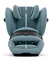 Cybex Pallas G2 i-Size Plus Car Seat - Stormy Blue - with Advanced Impact Shield - Group 1/2/3 Car Seats Group 1/2/3