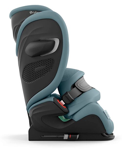 Cybex Pallas G2 i-Size Plus Car Seat - Stormy Blue - with Advanced Impact Shield - Group 1/2/3 Car Seats Group 1/2/3