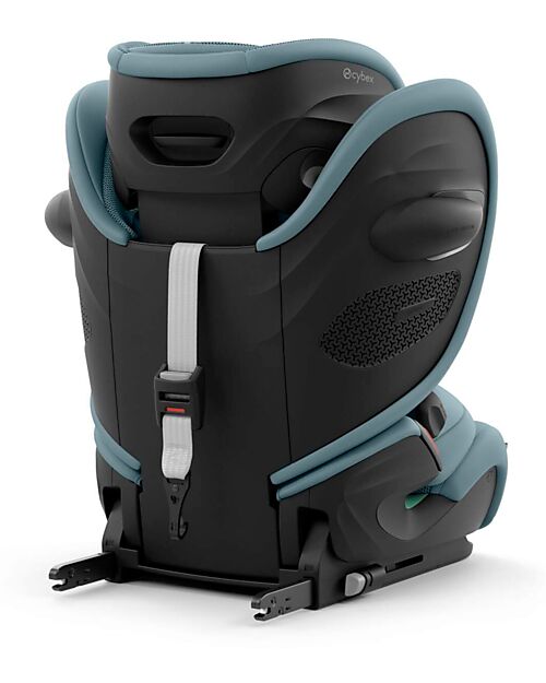 Cybex Pallas G2 i-Size Plus Car Seat - Stormy Blue - with Advanced Impact Shield - Group 1/2/3 Car Seats Group 1/2/3