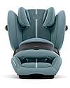 Cybex Pallas G2 i-Size Plus Car Seat - Stormy Blue - with Advanced Impact Shield - Group 1/2/3 Car Seats Group 1/2/3