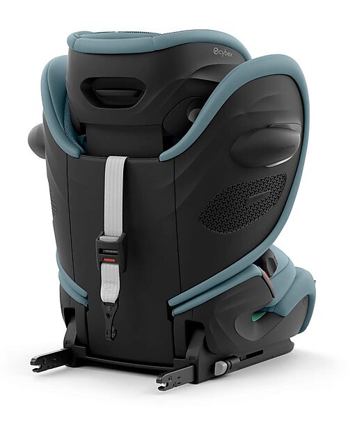 Cybex Pallas G2 i-Size Plus Car Seat - Stormy Blue - with Advanced Impact Shield - Group 1/2/3 Car Seats Group 1/2/3