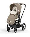 Cybex Platinum Footmuff - Cozy Beige - for Priam and Mios Stroller Footmuffs