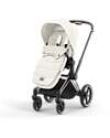 Cybex Platinum Footmuff - Off White - for Priam and Mios Stroller Footmuffs