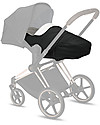 Cybex Platinum Lite Cot - Deep Black - Comfy and Warm Pram Systems