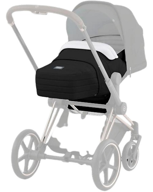 Cybex Platinum Lite Cot - Deep Black - Updated Design Pram Systems